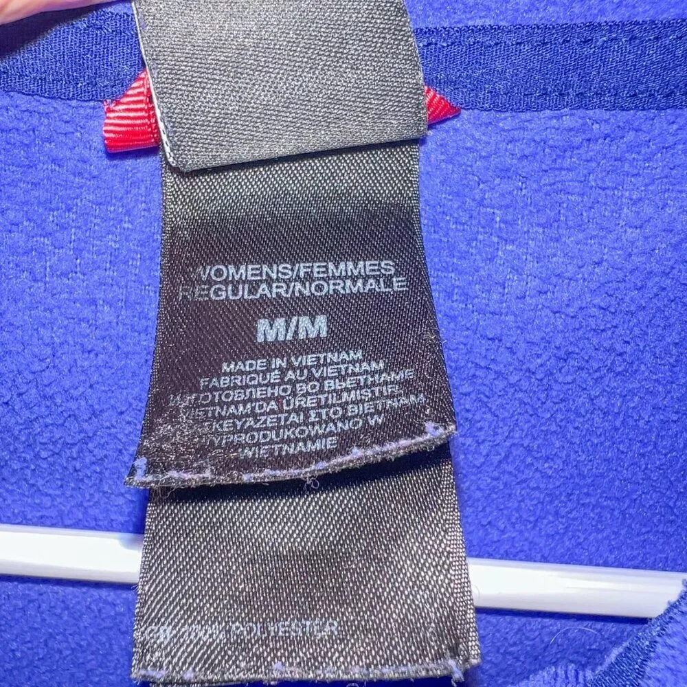 The North Face Women's Cobalt Blue 1/4 Zip Jacket Size M - Picture 3 of 5